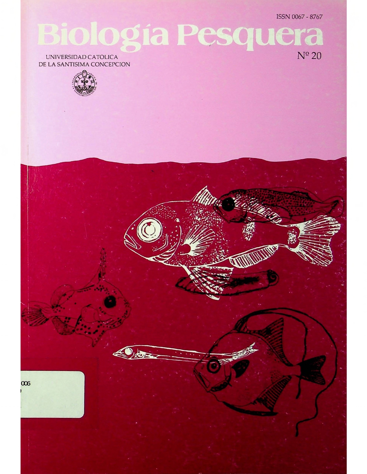 					Ver Núm. 20 (1991): Biología Pesquera
				